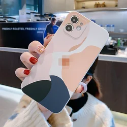 Новый модный дизайнерский акварельный силиконовый чехол для телефона iPhone 13 12 11 Pro max из ТПУ с цветным
