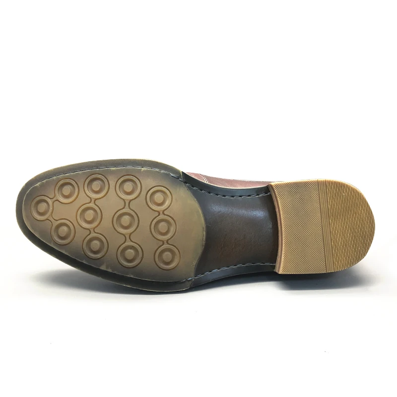 
Модная дизайнерская винтажная мужская деловая итальянская обувь из натуральной кожи 