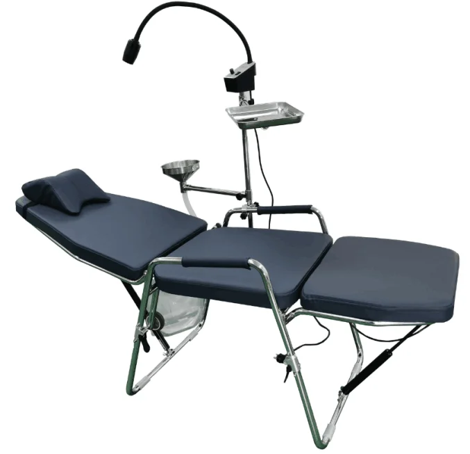Luxury Black Dental Folding Mobile Portable Dental Chair Buy Folding