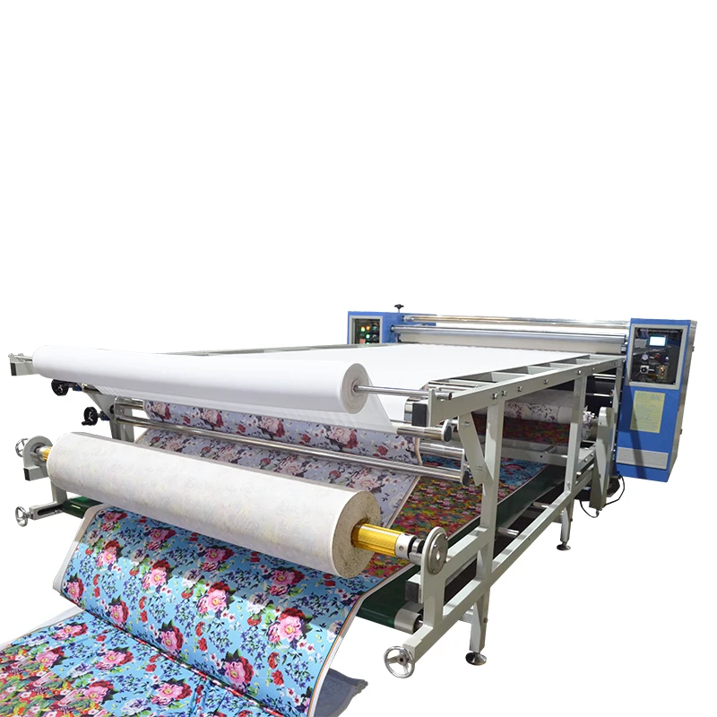 Automatic Large Format Roll Heat Press  Roller Sublimation Printing Heat Paper Transfer Printing Machine for Textile Carpet