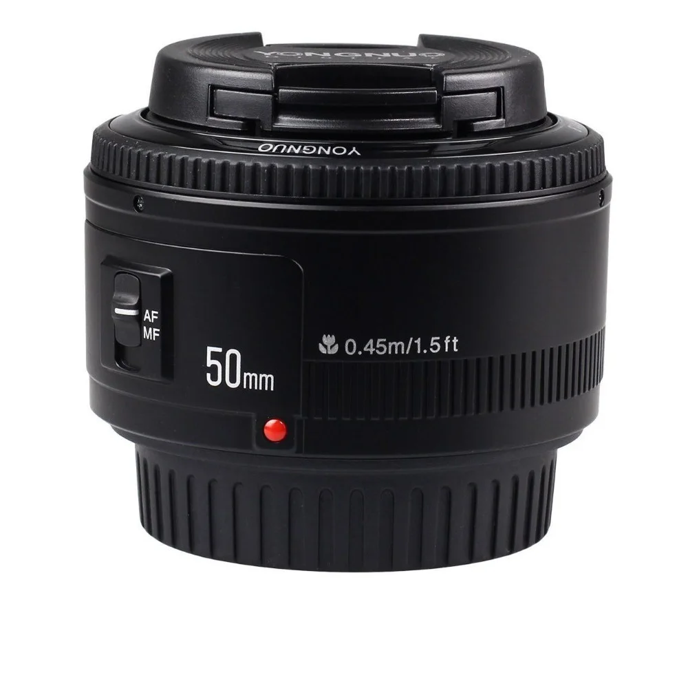 Original YONGNUO YN EF 50mm Lens Aperture Auto Focus YN50 mm  Lens for Canon 600D 650D 5D 6d 5D3 700D 450D 550D 1100D