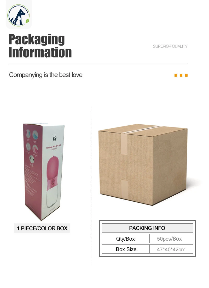 Оптовая продажа портативная бутылка для воды домашних животных