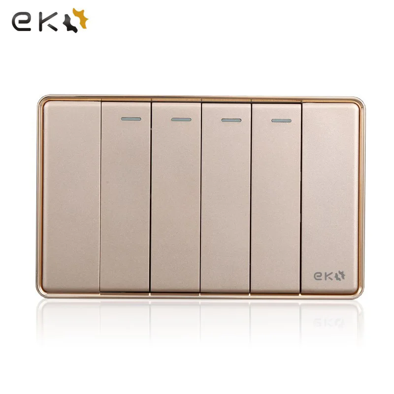 Modern Design Electrical Wall Sockets and Switches for Home Hotel 16A US Standard Switch