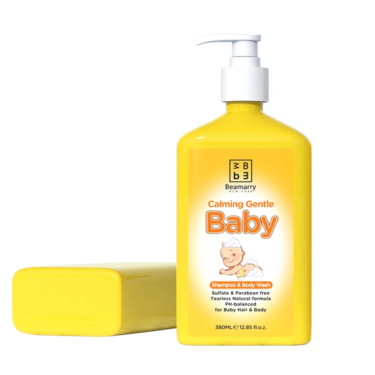 OEM/ODM Organic Tear-free 2 in 1 Baby Care Product For Baby Hair & Body With Sweet Orange & Chamomile