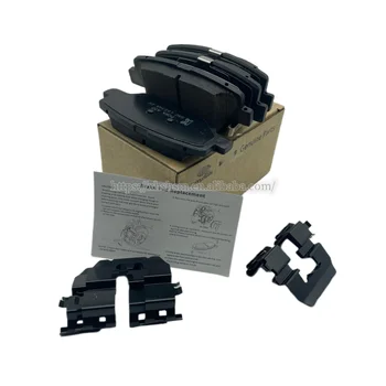 Ceramic metal noiseless rear brake pad kit 58302A4B10 58302A4B60 58302A4B00 58302A4B50 is suitable for Rio Tucson Solaris IX35