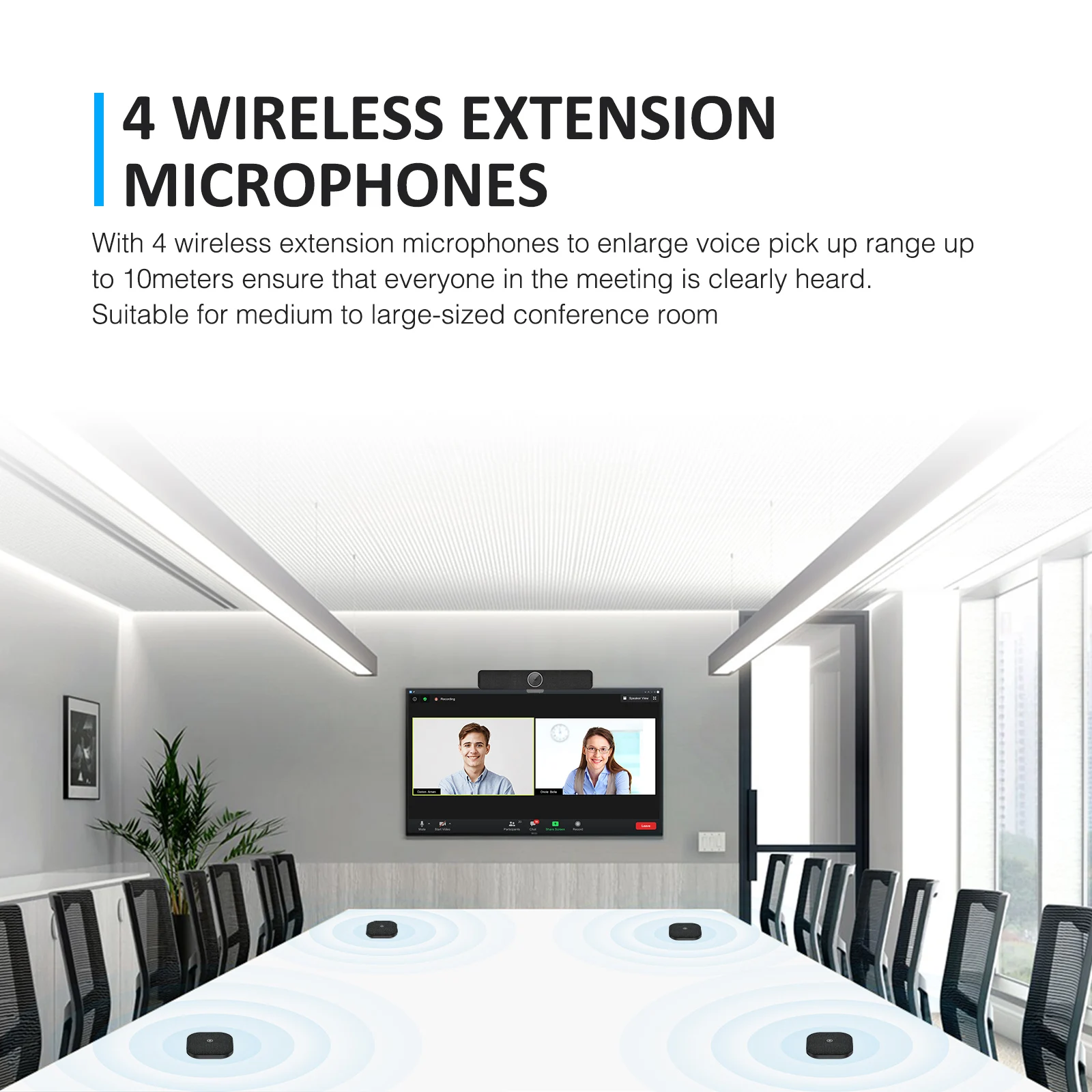 All In One Auto Tracking Conference Video Camera System Android Meeting