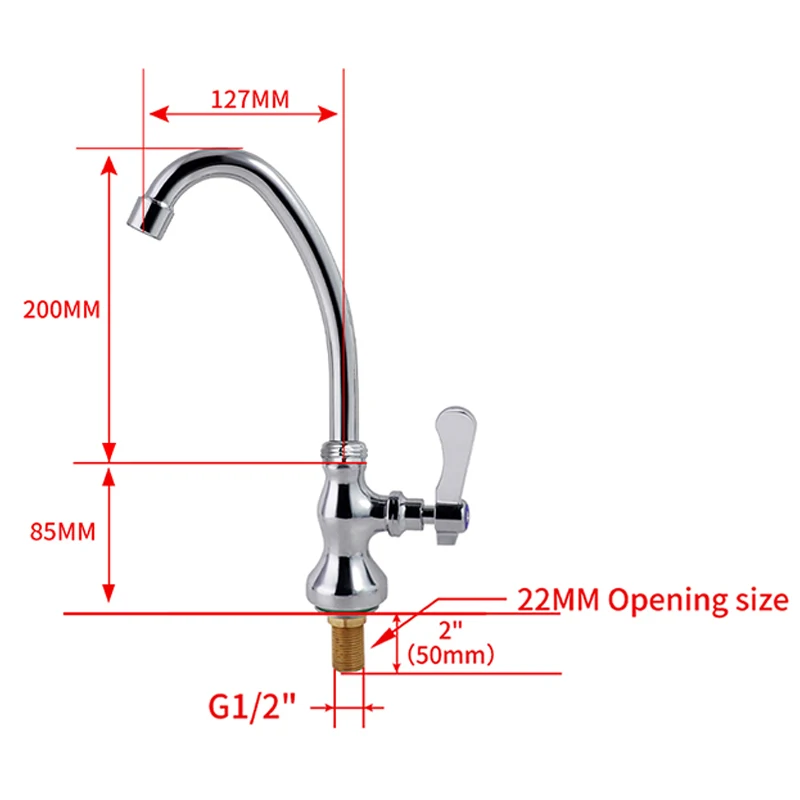 EN200 817 WaterMark Commercial Kitchen Single Handle Kitchen Faucet Tap with Brass+304SUS Basin Faucets Taps for Kitchen Sink supplier