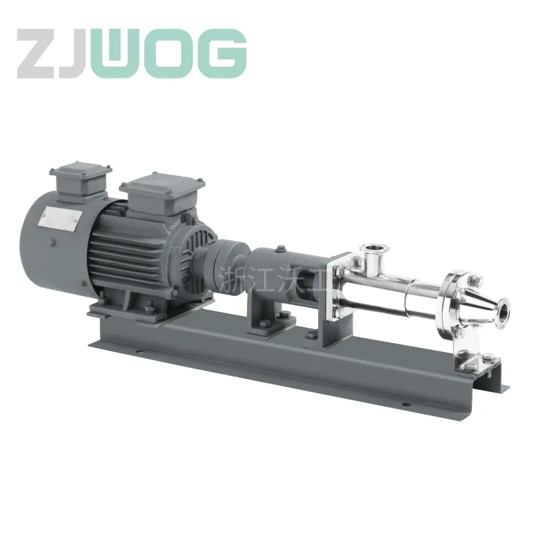 Food Grade Electric Progressive Cavity Mono Multi Pumps Rotary Positive