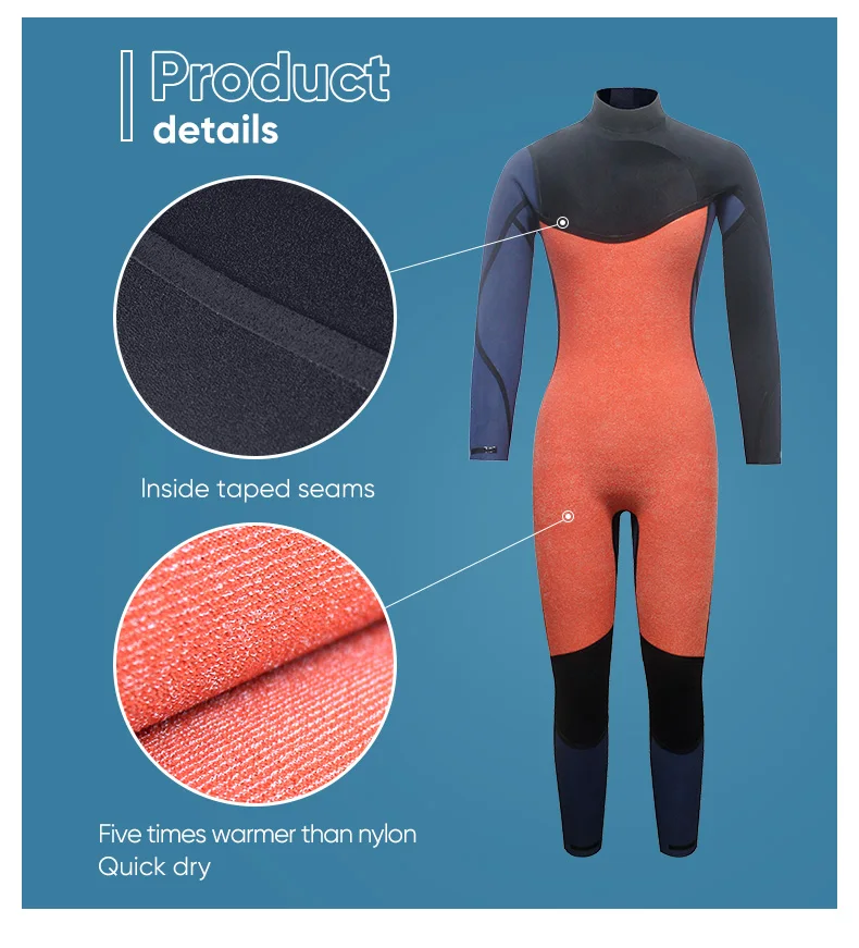 1.5mm 2mm 3mm 5mm Surfing Wet Suits 4/3 3/4mm Chest Zip Neoprene Dive