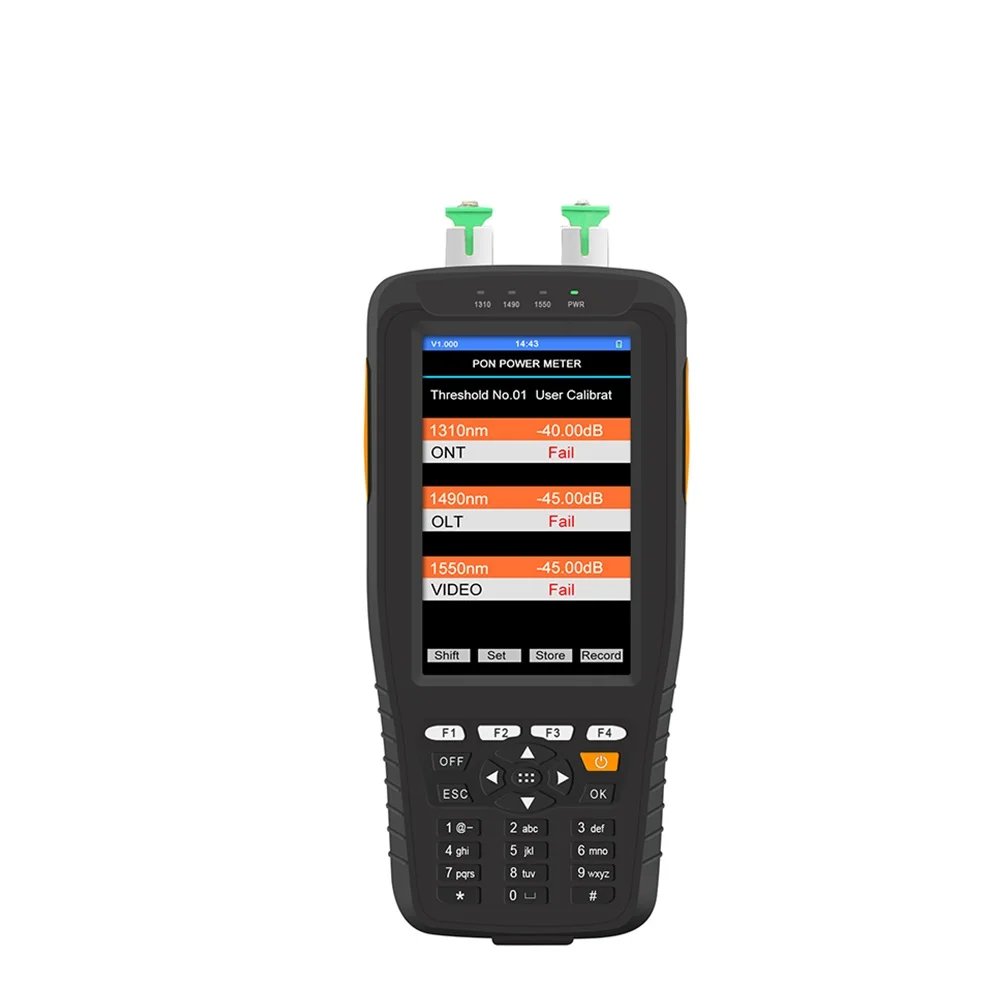 Ручной FTTH Тестер оптический измеритель мощности цена 1310 1490 1550nm волоконно-оптический измеритель мощности
