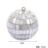 Clou en corne argenté 4 cm