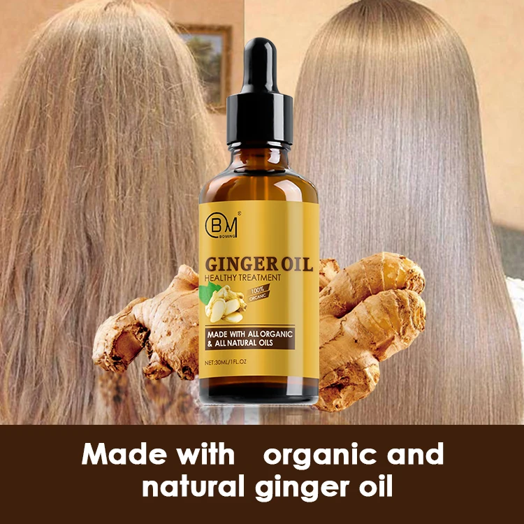 Собственная марка, Органическое средство для роста волос, имбирное масло для выпадения волос