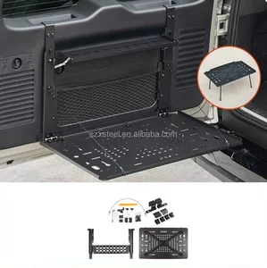 For Equation Leopard 8 the Folding Aluminum Tabletop Rear Door Storage Rack for Extending the Trunk Storage Space