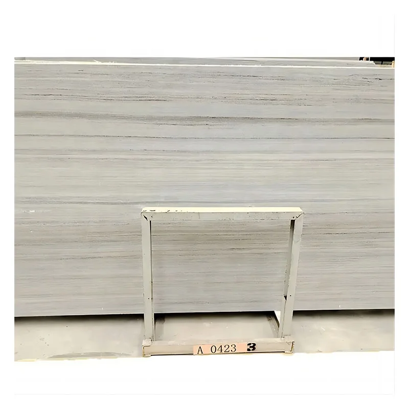 Popular  Antique Crystal Wood Marble  Slab White Stone Crystal Line  Interior Wall  And Floor Tiles