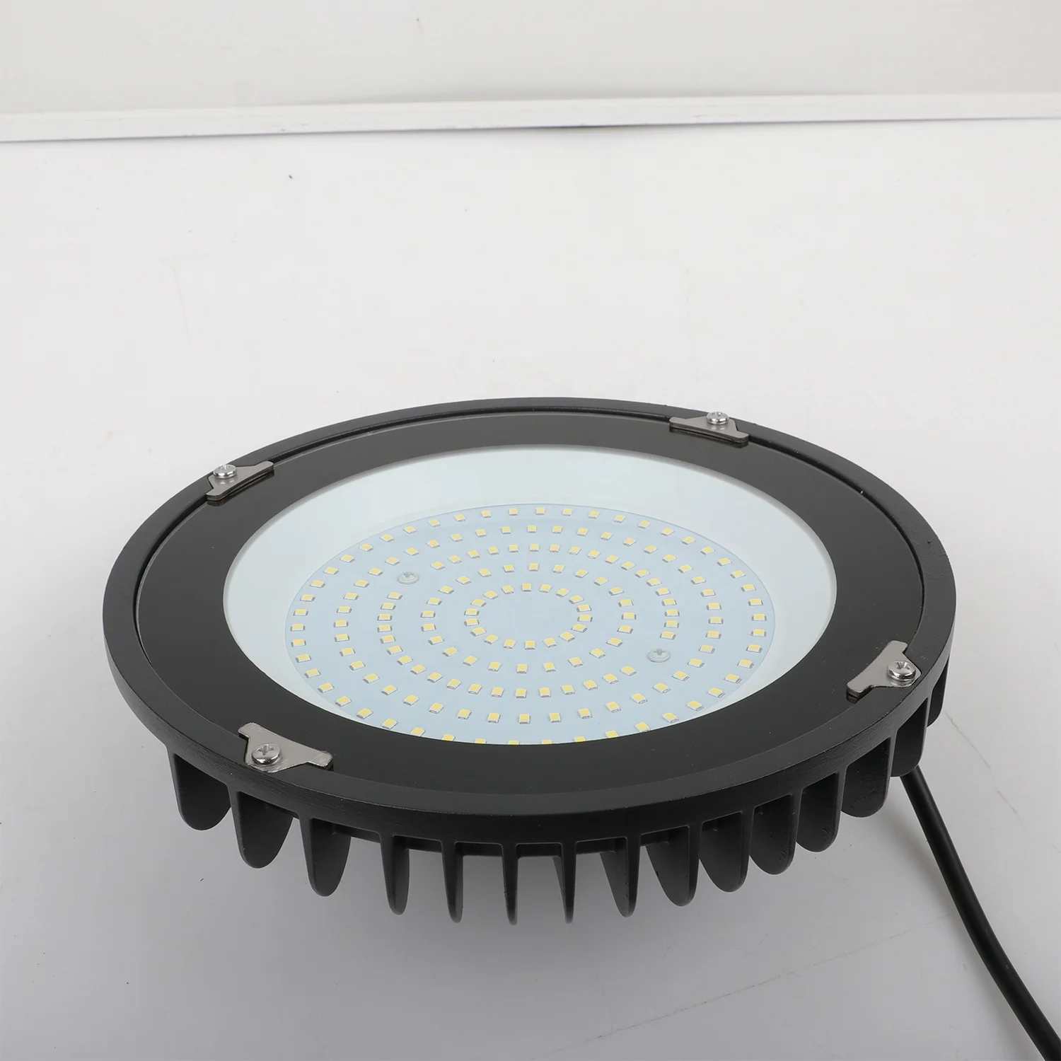 Led High Bay Light 150w 20000lm Suspended Lamp 4000k Daylight Hanging Hook Ufo Shaped Safe Rope