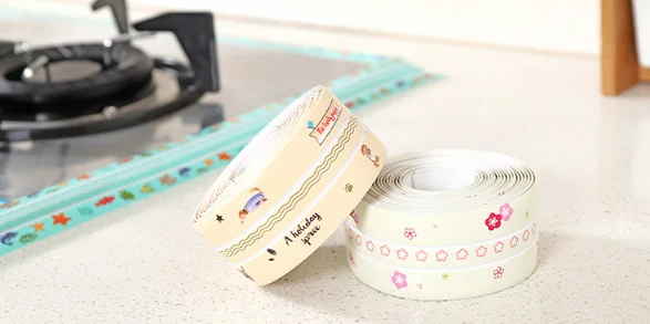 Nastro Sigillante PVC Per Cucina E Bagno - 10m X 5cm, Impermeabile E Antimuffa, Trasparente, Facile Da Applicare - Foto 10