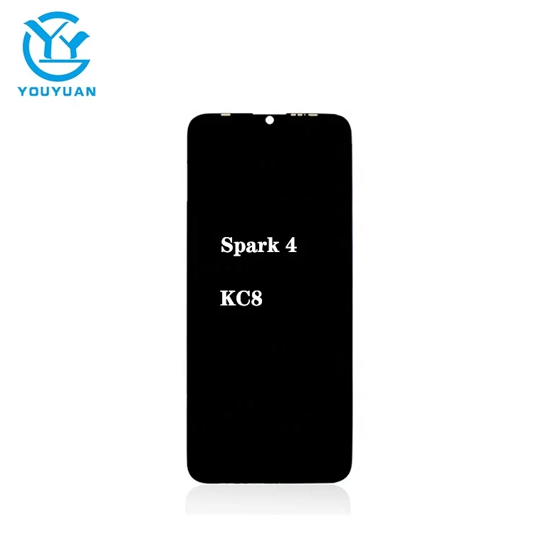 Good Price Replacement for Tecno Spark 4 KC8 Lcd Display Original Touch Screen Lcd