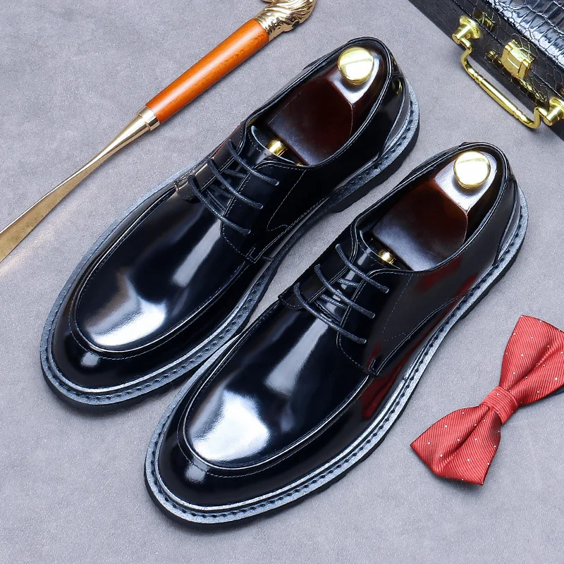 designer dress shoes men Caramel Brown Pointy Toe Mens Premium Leather Designer Dress Shoes