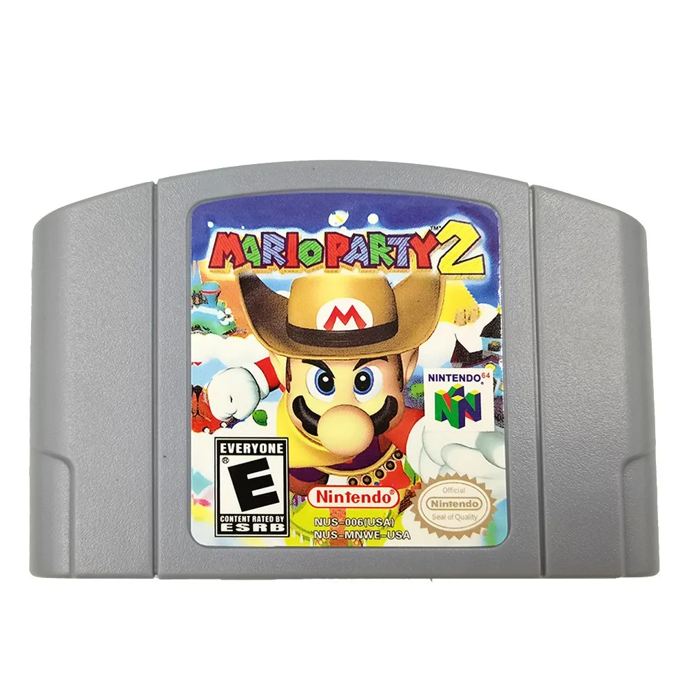 2022 Usa Version N64 Mario Video Game Cartridge Console Card English ...