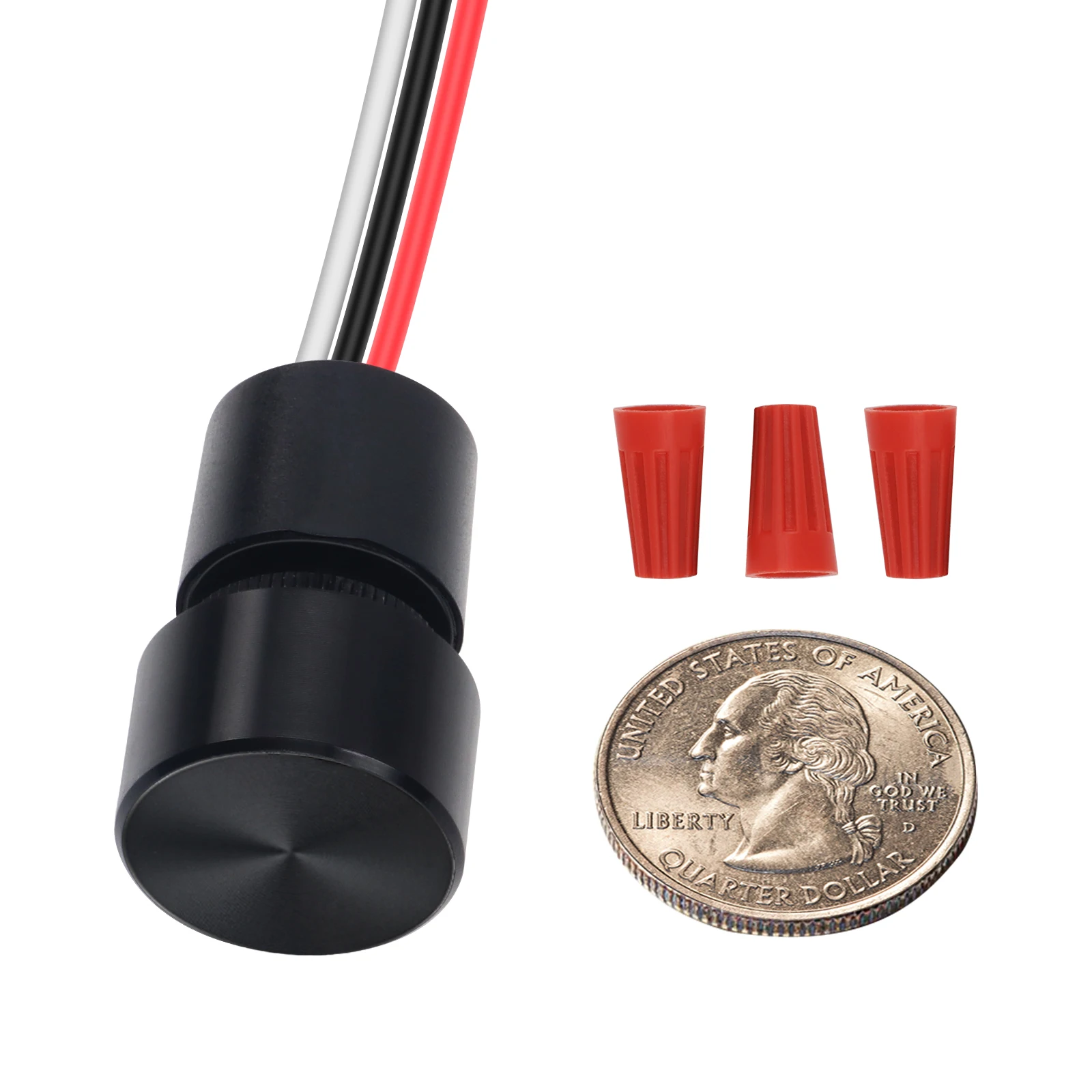 Миниатюрный вращающийся светодиодный регулятор яркости IP65 PWM контроллер