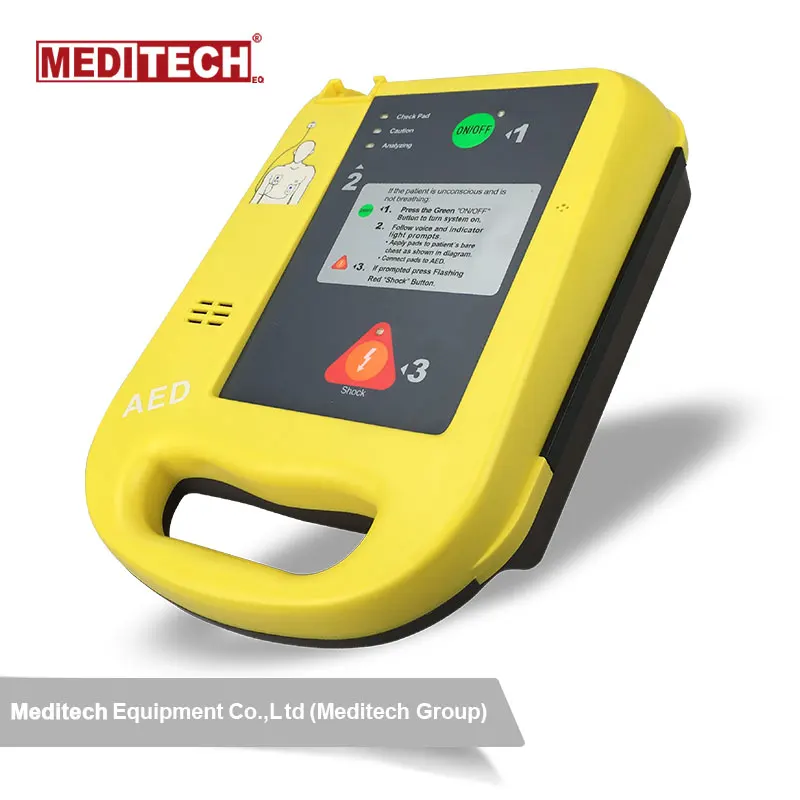 
 Автоматизированный внешний дефибриллятор Meditech Defi5 для оказания первой помощи по удивительной цене и с расширенными функциями  