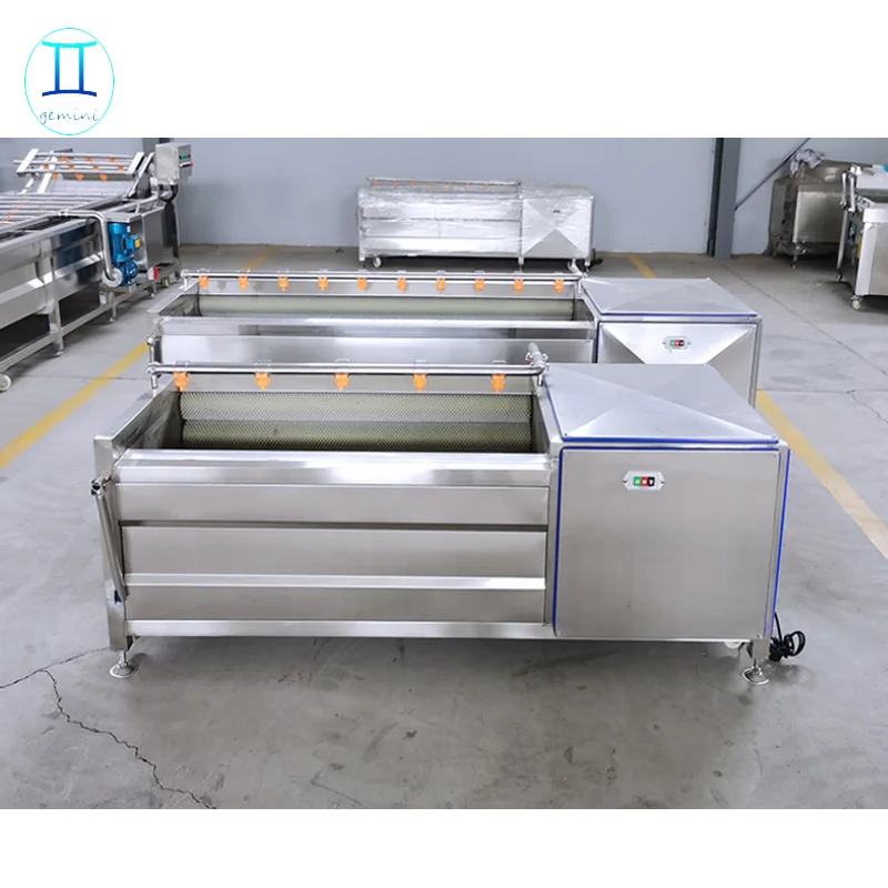 Automatic Fruit and Vegetable Washing Cleaning Machine Potato Vegetable Washer Washing Machine