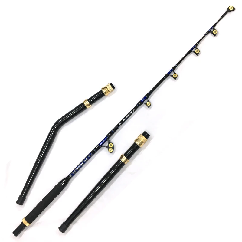 thumbnail image 2 of Fiblink Big Game Trolling Rod – Straight/Bent Butt Saltwater Offshore Fishing Pole 2 of 6