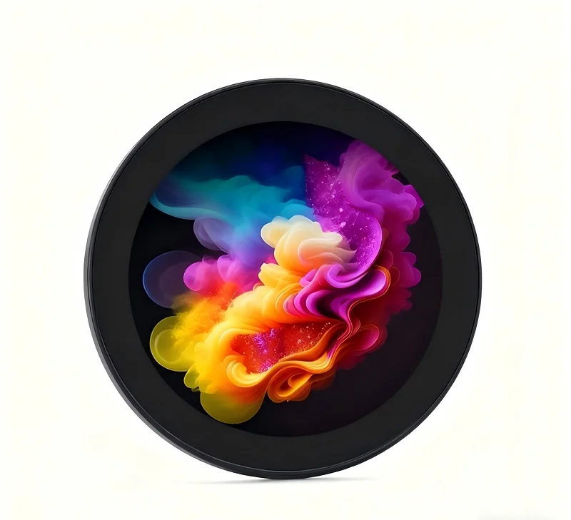 afișaj circular HD-MI de 4 inch, noul model, ecran tactil capacitiv rotund LCD, afișaj LCD digital universal pentru interior
