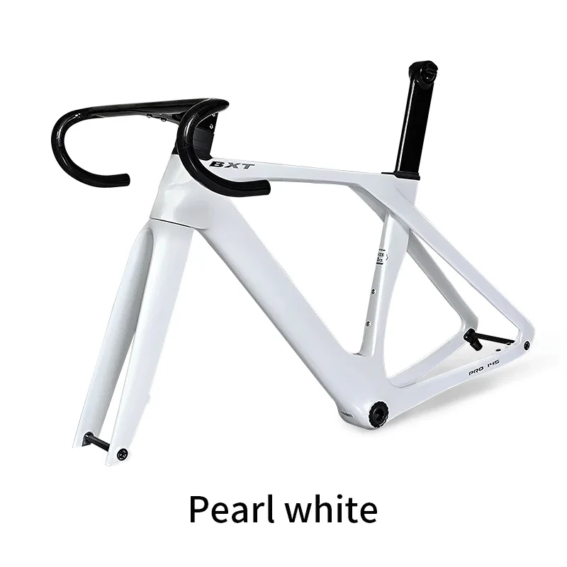 Cadre Vélo Carbone BXT 700C Route - Kit Cadre Frein à Disque T47, Taille 58cm, 1050g