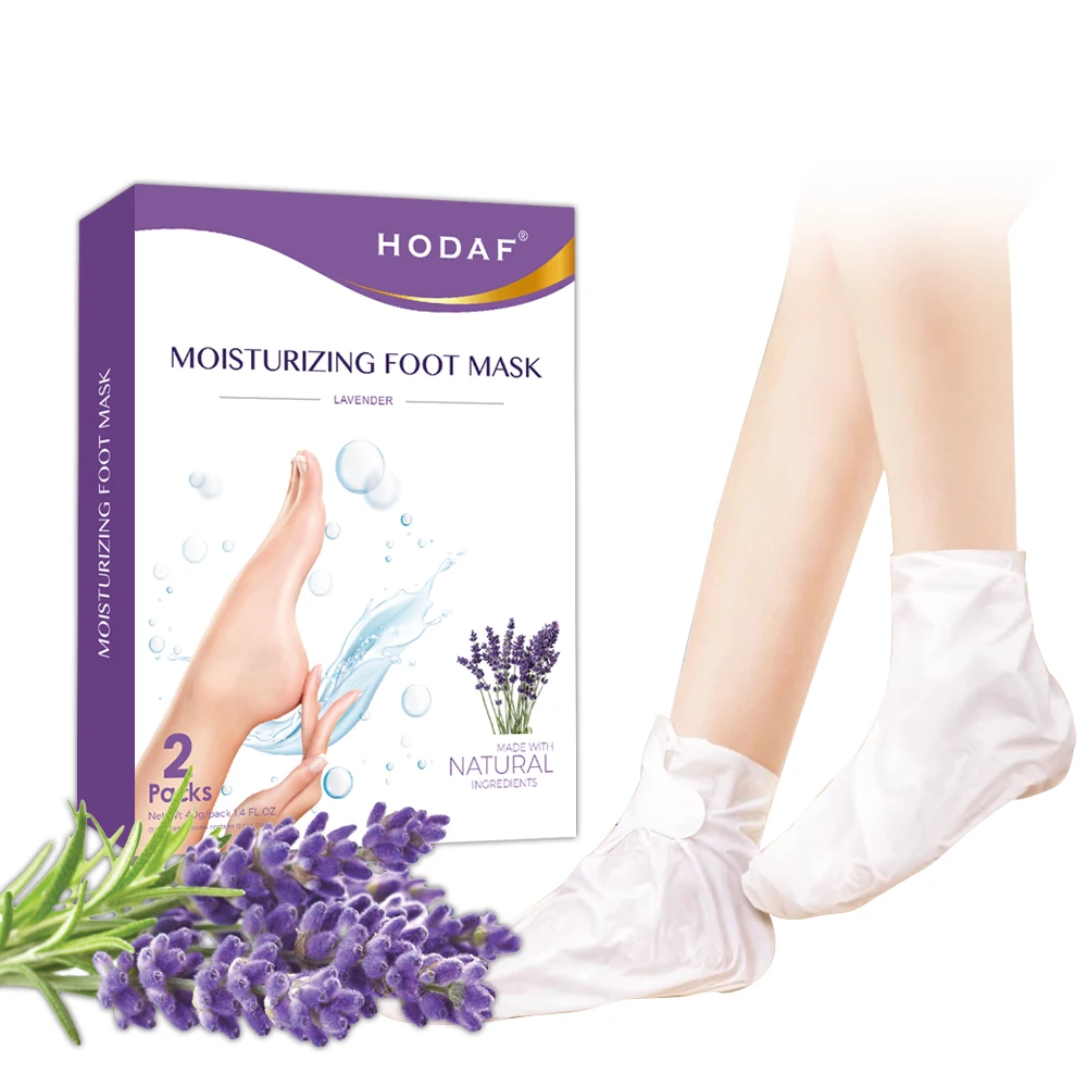 Exfoliating Moisturizing Foot Mask Skin Moisturizing Socks for Dry Feet Factory Wholesale HODAF