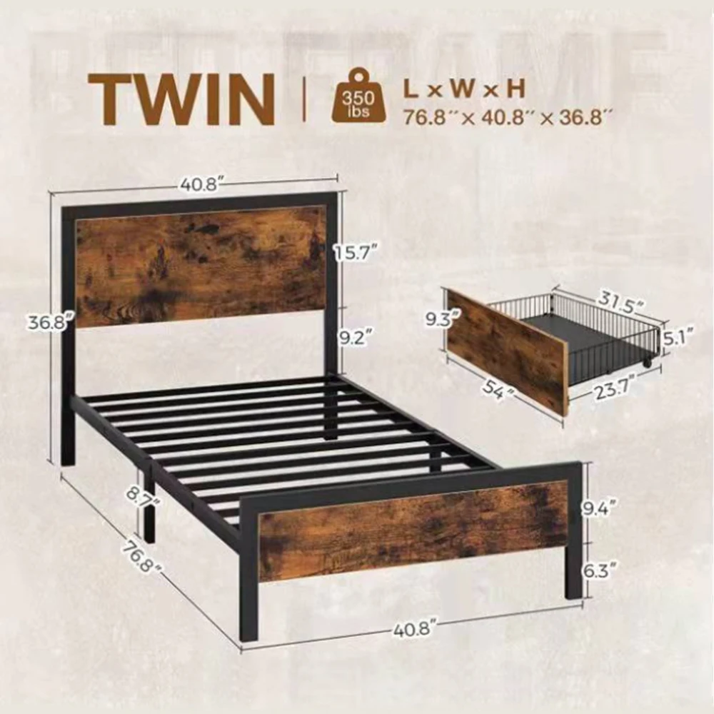 Metal Beds With 4 Storage Drawers And Trundle Queen Black Queen Metal