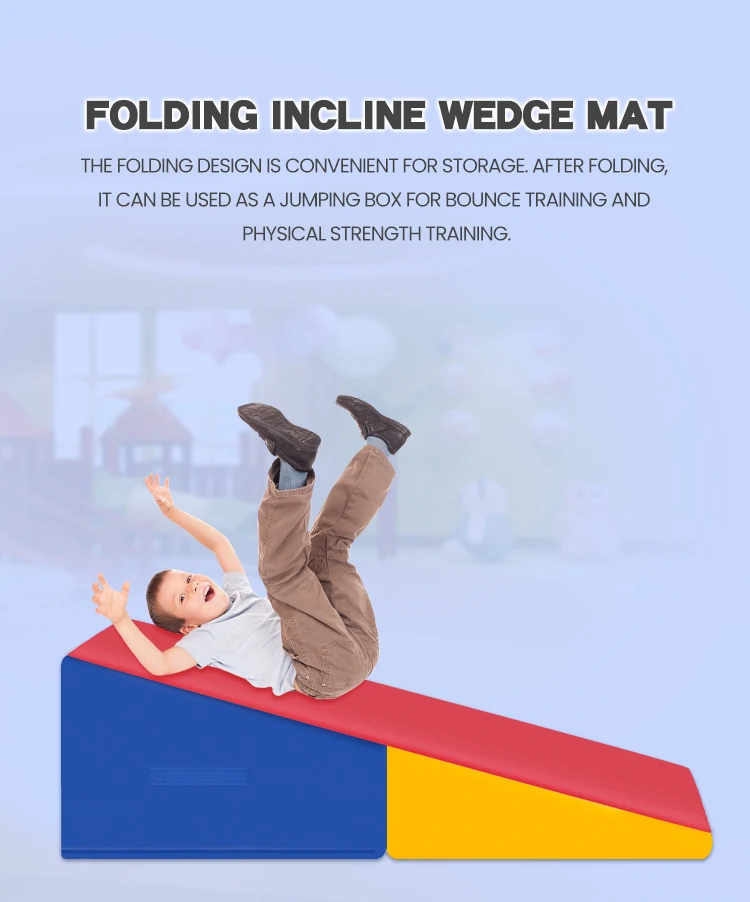 High Quality Folding Gym Exercise Triangle Gymnastics Cheese Inclined