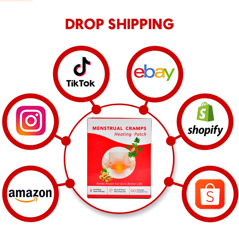 Menstrual Cramps Heating Period Warmer Patch Pain Relief Pad Heat Women