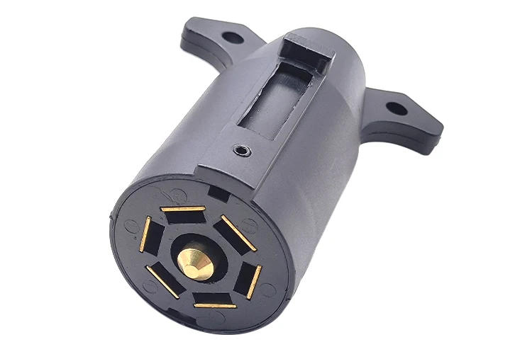 Heavyduty 7 Pin Flat Trailer Light Connector Plug For Eu 7 Way Trailer