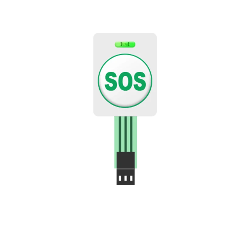 Single push button membrane switch for siemens
