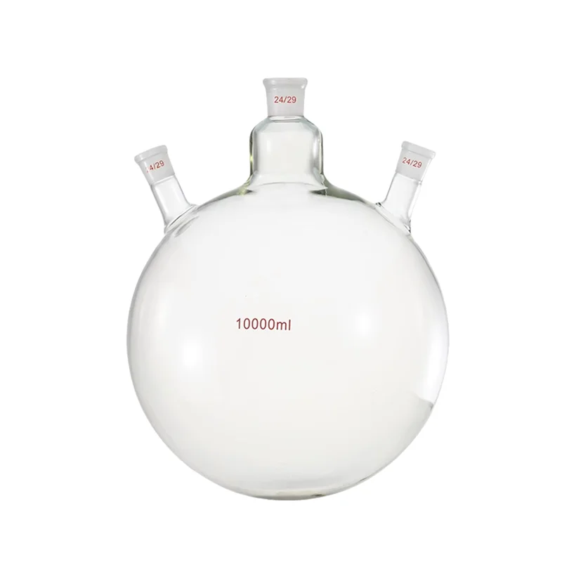 Boiling Flask Laboratory Standard Ground Joint Glasswares Triple-Neck Round Bottom Flask