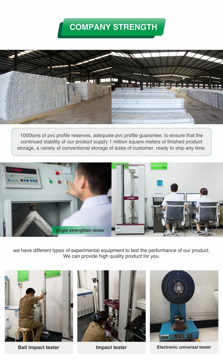 China BAYDEE UPVC profile factory Henan beidi plastic industry Company