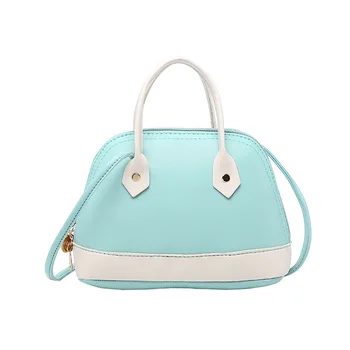 Wholesale color contrast shoulder bag handbag 2022 new fashion Ladies portable single shoulder bag