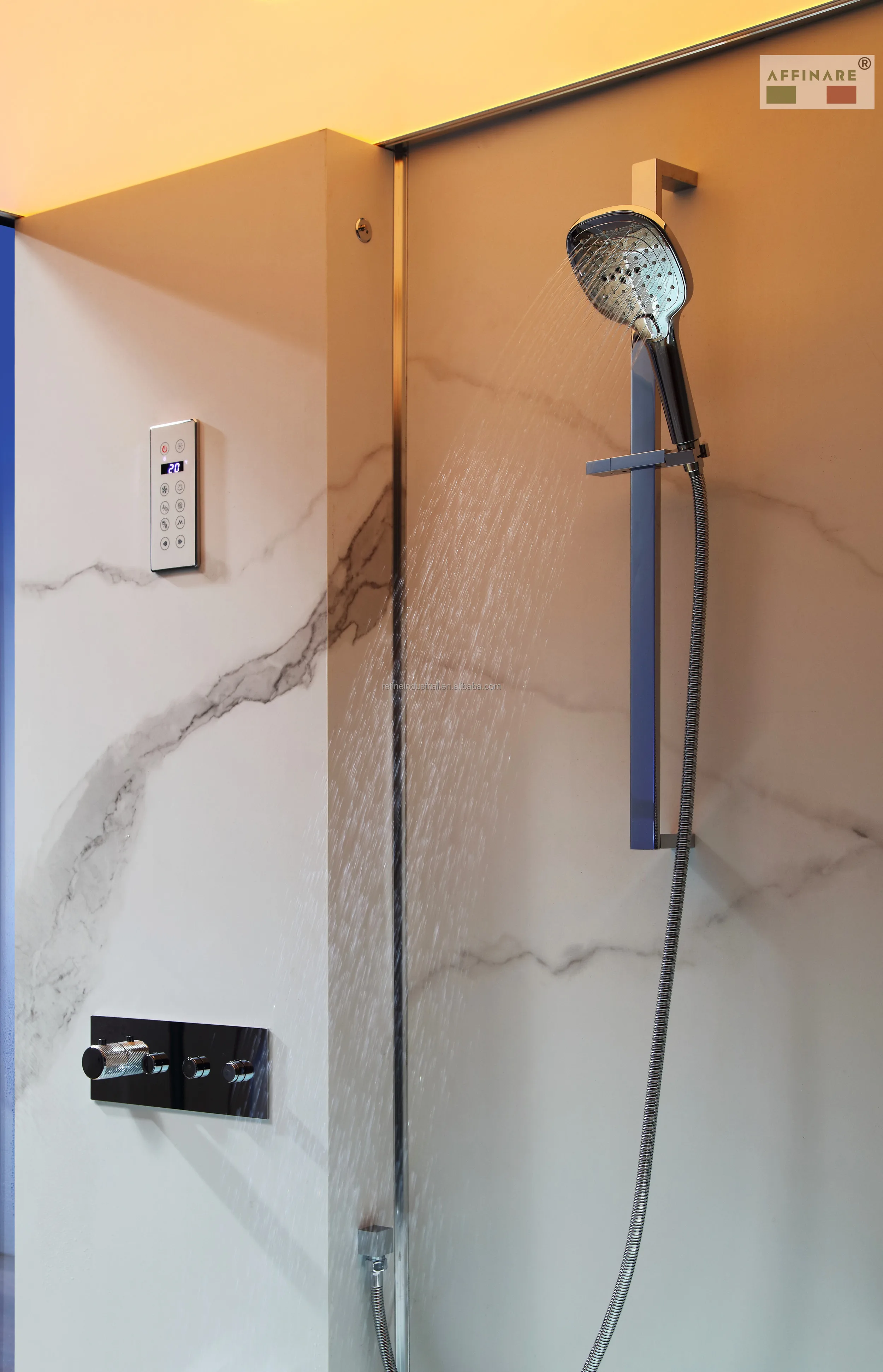 Villa Favorite Modern Fiberglass Composites Steam Room 3person Steam