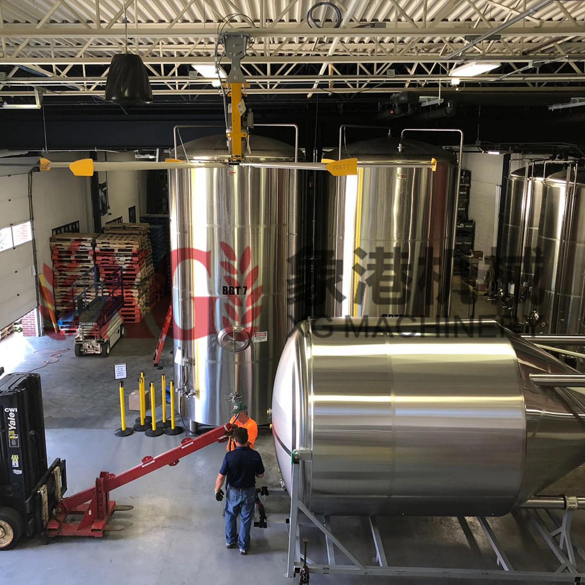 8000L 80HL изготовленный на заказ бак для пива из нержавеющей стали с жаккардовым покрытием, пивоваренное оборудование для рукоделия