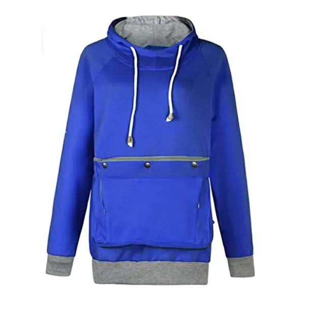 Women High Quality Pet Pouch Hoodie With Kangaroo Pocket Cat Carrier