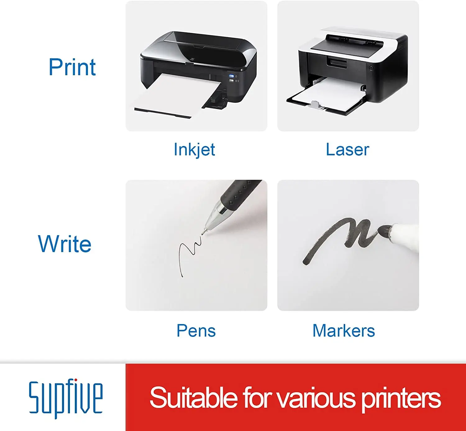 A4 Waterproof Label Printable Die Cut Address Self Adhesive Labels