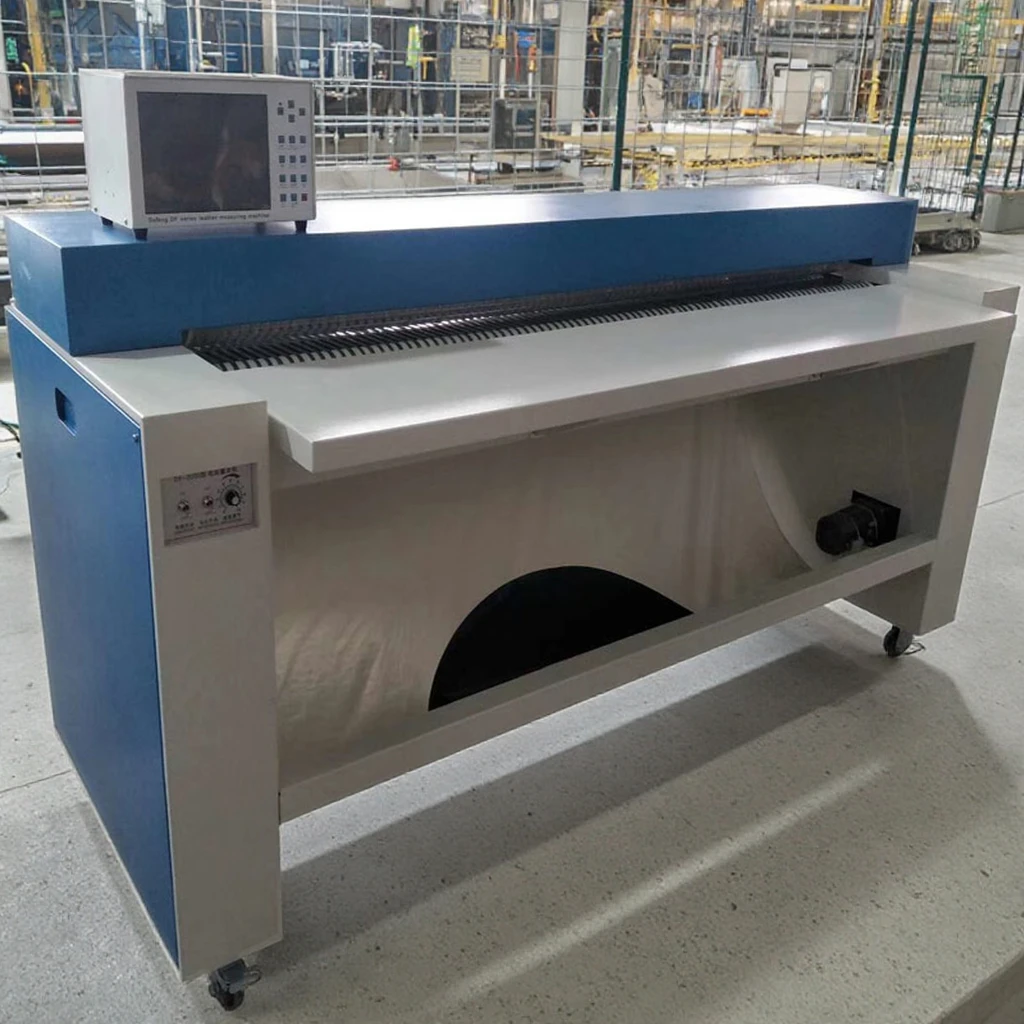Vertical Industrial Leather Production Machinery Computer Leather Measuring Machine