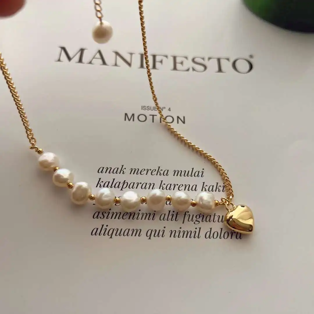 Luxury Baroque Pearl Necklace - 7-8MM Pearls