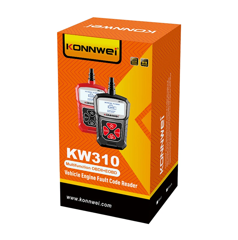 KONNWEI KW310 OBD2 Scanner For OBD 2 Car Scanner Diagnostic Tool Automotive Scanner Car Tools