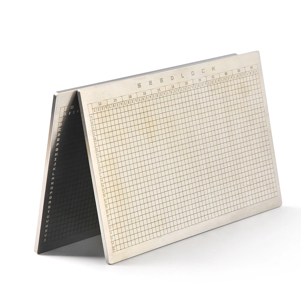 Crypto Steel Wallet Seed Phrase Backup Metal Stainless Steel Plate (24  Words ) Wallet Password Manager