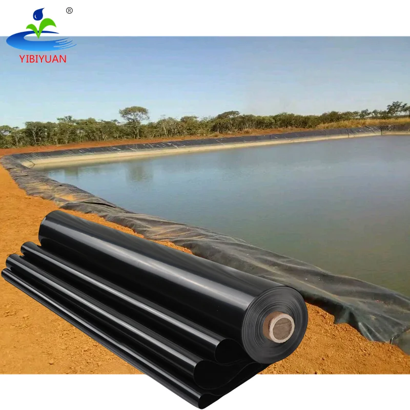 Farm Water Tanks Pond Liner Dam Bassin Poisson 1.5mm 1mm Hdpe Geomembrane