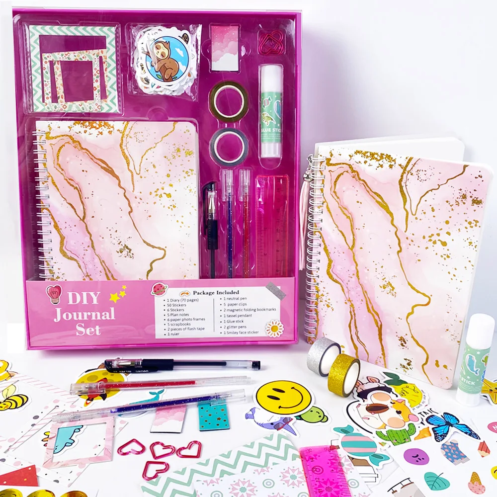 【専用出品】紙ものセット8点 Custom Journal Kit for Children & Teen Girls - Gift Box
