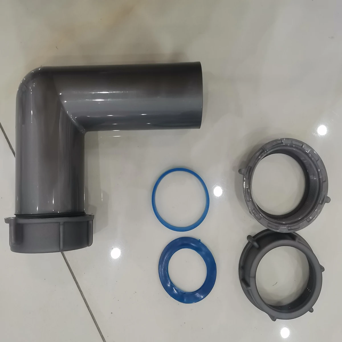 product waste pipe  drain tube hot sale mode pp sink drain pipe  p trap item adjustable  drainage system with sink plug drainer350-1