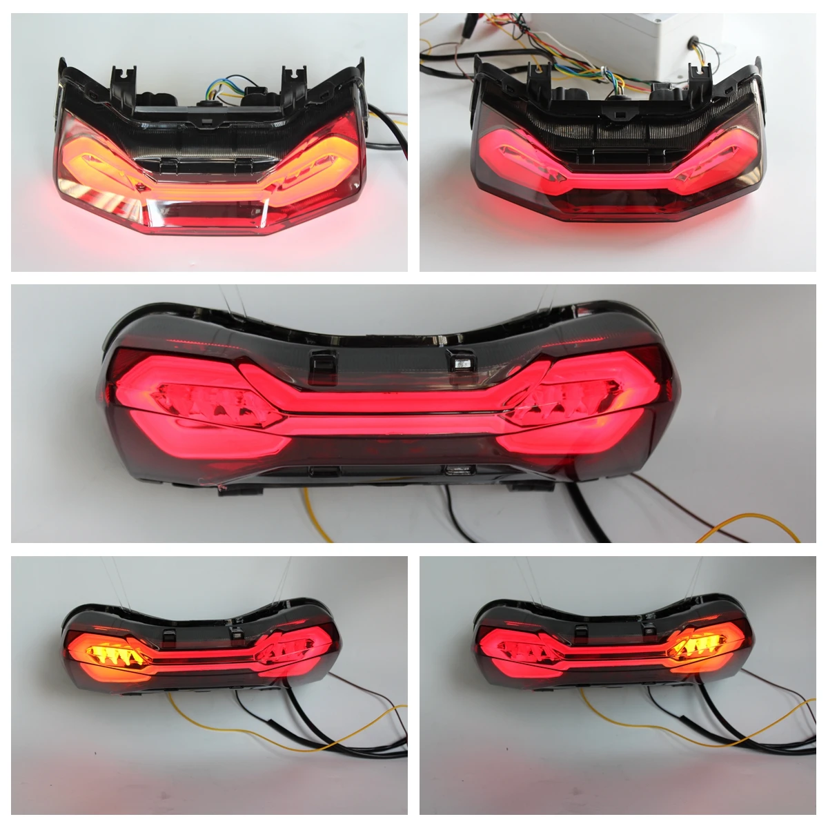 3-in-1 LEDテールライトJPAホンダADV150/160オートバイブレーキ